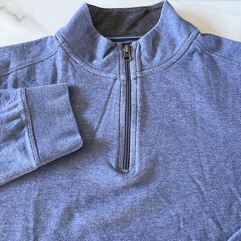 English Laundry Luxurious Blend 1/4 Zip Pullover Sweatshirt Sz. L short